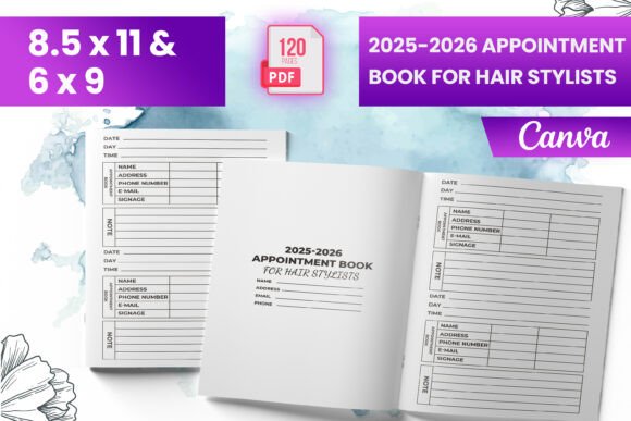 2025-2026 Appointment Book for Hair Stylers: A Comprehensive Guide to Organizing Your Salon Business