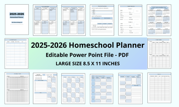 2025-2026 Homeschool Planner: A Comprehensive Tool for Organized Learning