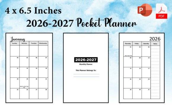 2026-2027 Pocket Planner