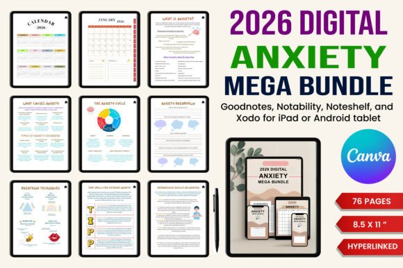 2026 Digital Anxiety Mega Bundle: A Holistic Approach to Mental Wellness