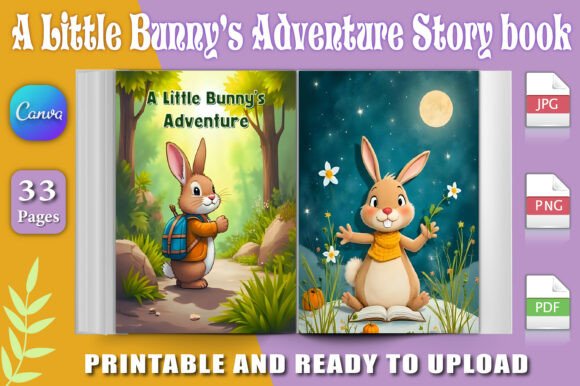 A Little Bunny’s Adventure Story Book
