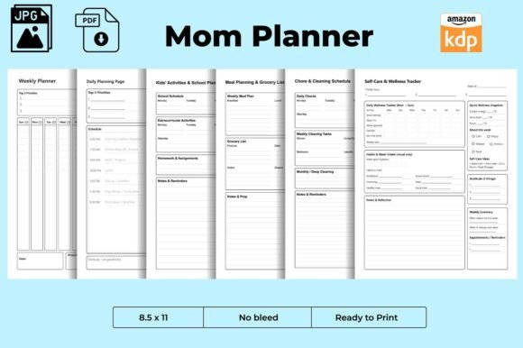 Empowering Busy Moms: The Ultimate Daily Activities To-Do Planner