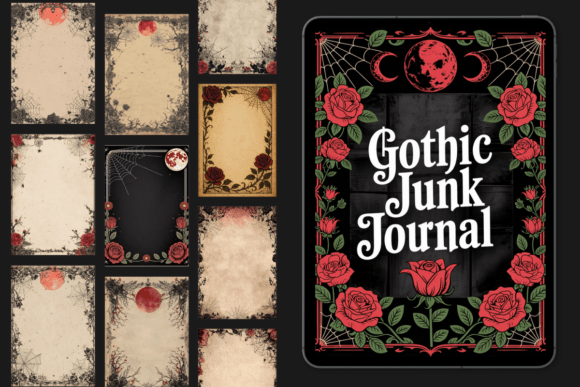 Gothic Junk Journal – A Creative Keepsake for the Dark Aesthetic Lover