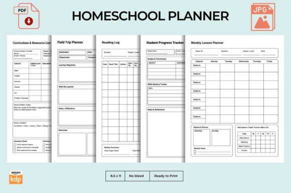 Homeschool Planner Tracker Journal: A Comprehensive Tool for Modern Homeschooling