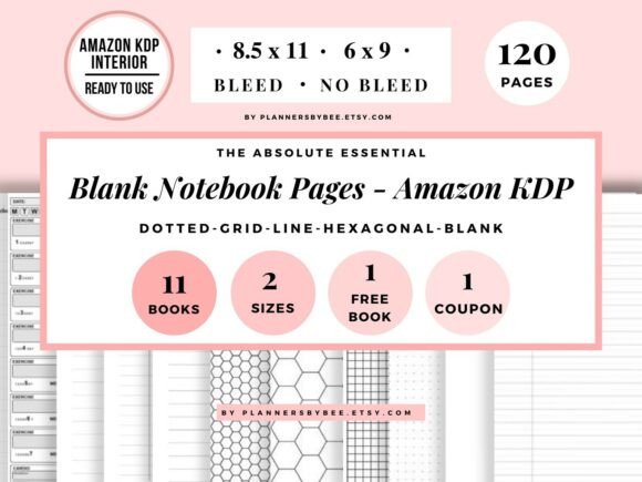 KDP Interior Bundle Lined Grid Dotted
