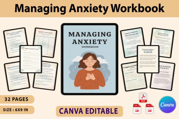 Managing Anxiety Workbook: A Practical Tool for Everyday Stress Relief