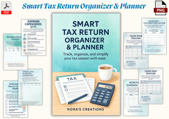 Smart Tax Return Organizer Planner: A Tool for Stress-Free Filing