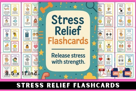 Stress Relief Flashcards: A Practical Tool for Mindful Stress Management