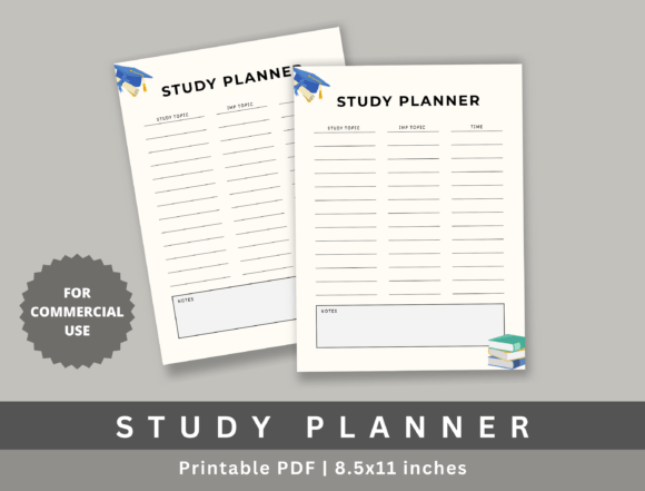 Study Planner KDP Simplifies Your Workflow