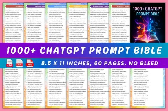 Unlock Your Creativity with the 1000 ChatGPT Prompt Bible