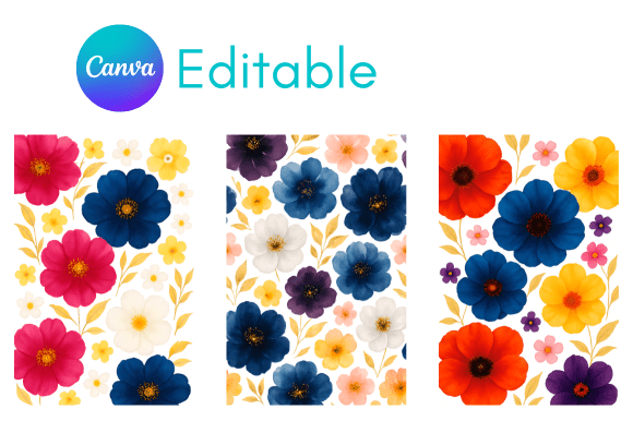 Watercolor Floral KDP Covers